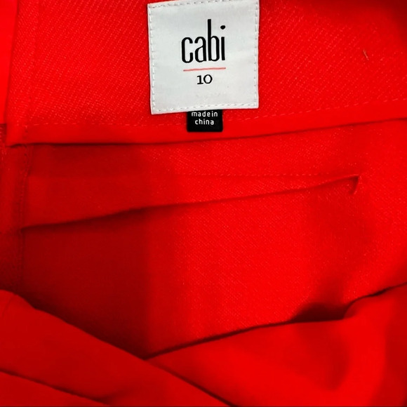 CAbi Sakura Red ALine Skirt. Size 10. NWT. - Picture 4 of 12